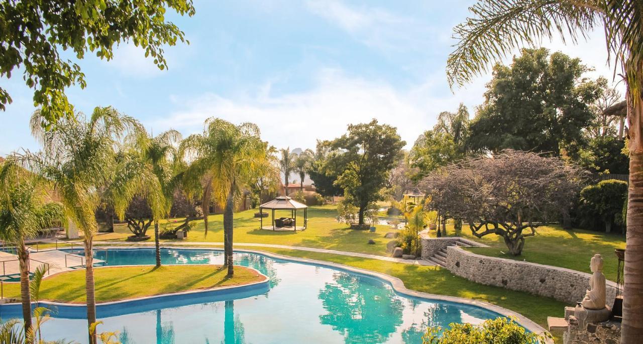 Jardin de la abundancia Hotel Tepoztlan Bagian luar foto